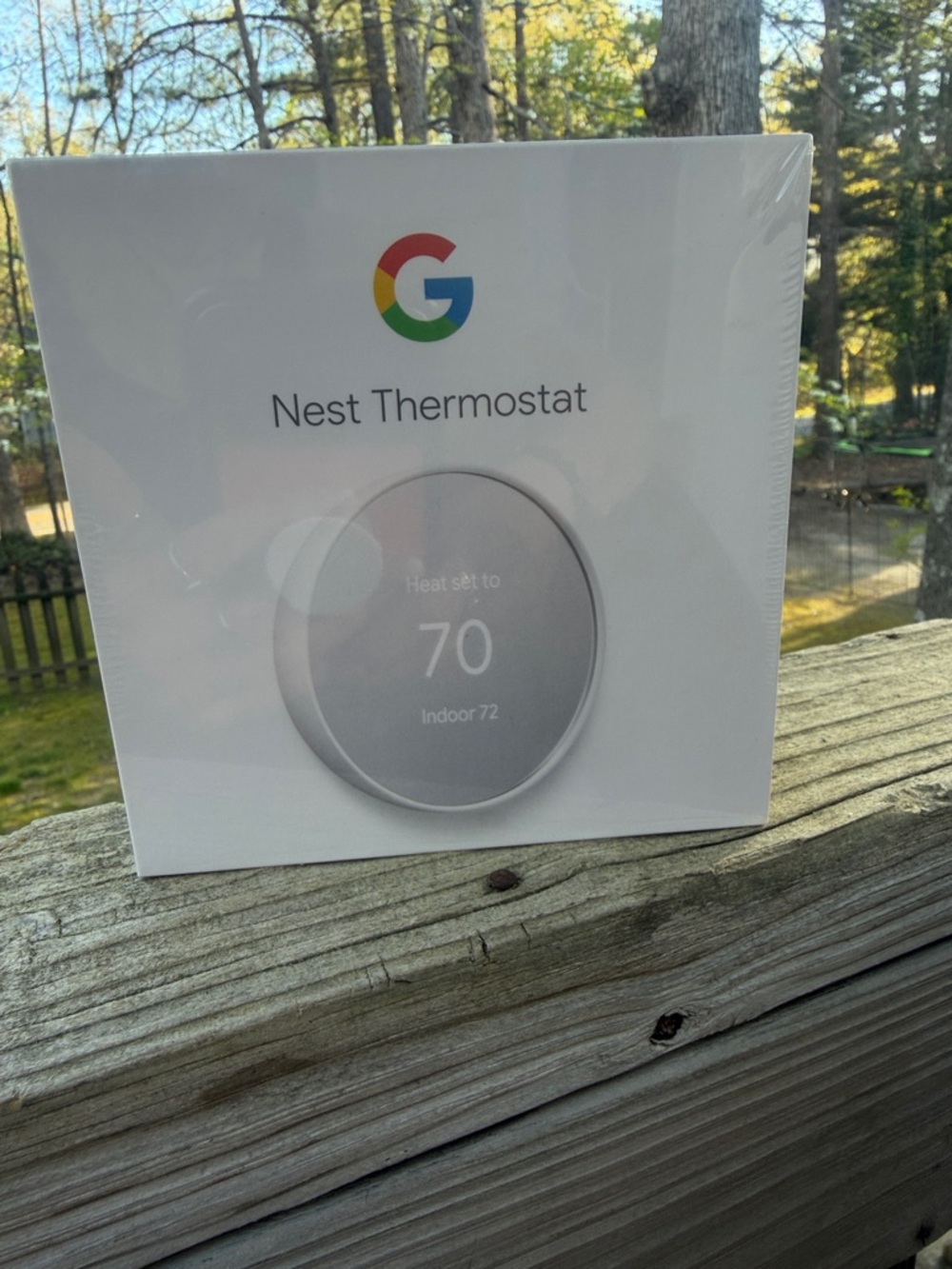 Google Nest Thermostat - White Smart Home Thermostat